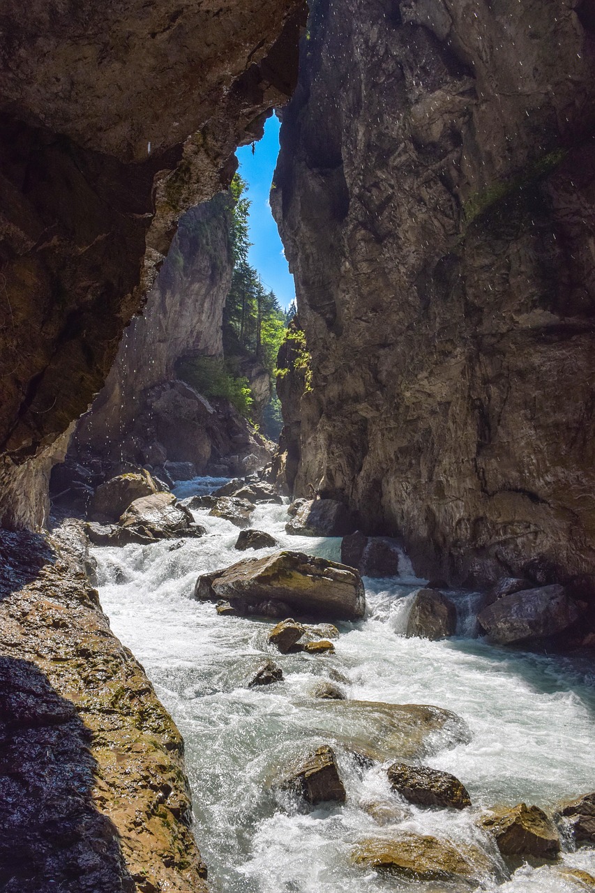 Die Partnachklamm bei Garmisch-Partenkirchen