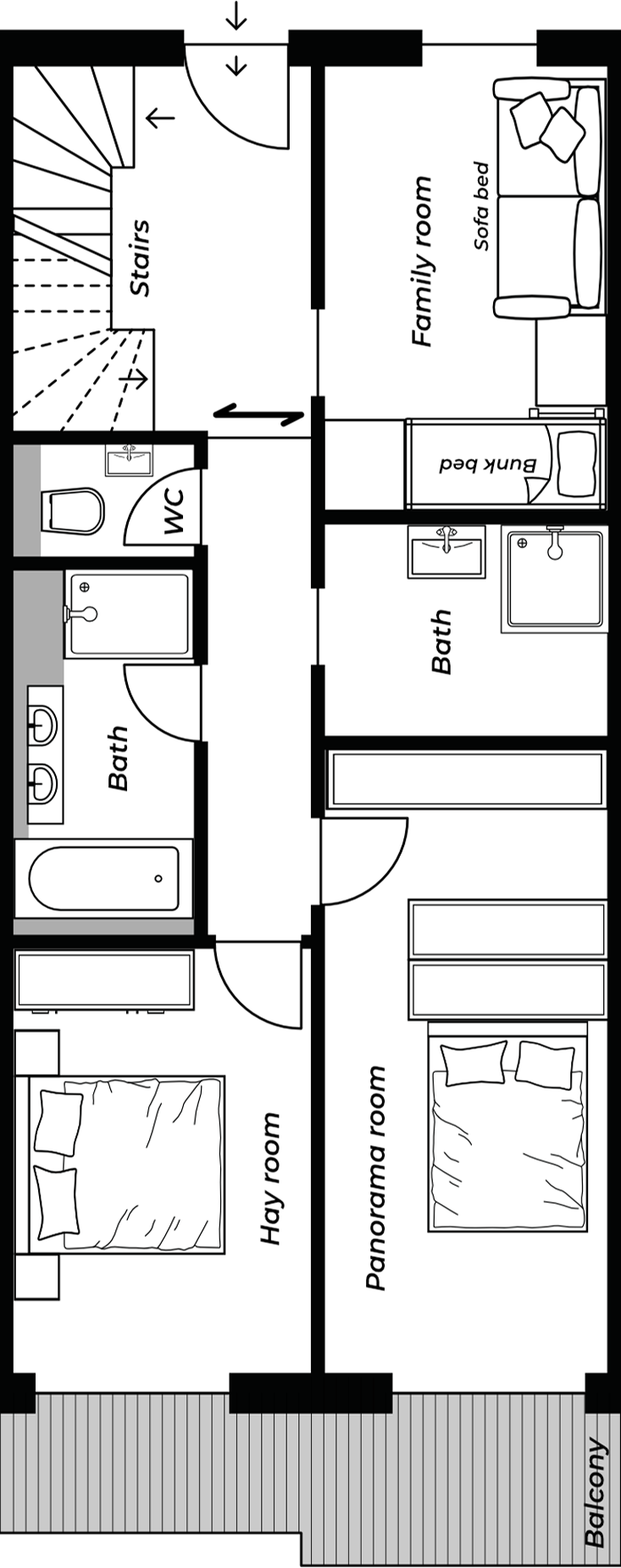 Grundriss Apartement Garmisch